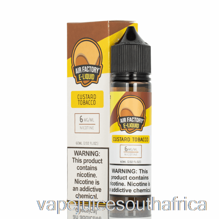 Vape Juice South Africa Custard Tobacco - Air Factory E-Liquid - 60Ml 3Mg